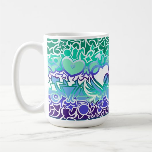 Mug Hommes gays MLM Pride Squigilate (Gauche)