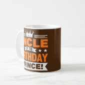 Mug Hommes Oncle Du Prince Anniversaire (Devant gauche)