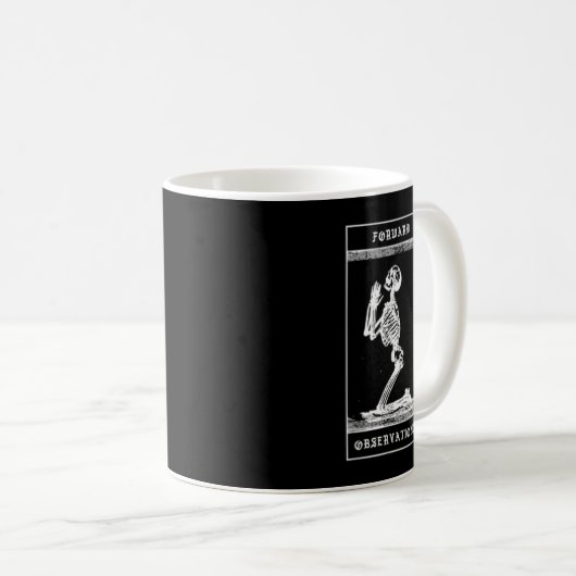 Mug Hommes priant Skeleton avant groupe d'observation  (Devant droit)