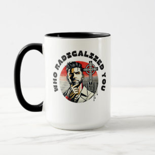 Mug Hommes qui aiment le café et le bon trou de lapin