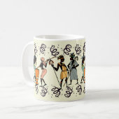 Mug Hommes Tribaux Africains : Sport Ethnique (Devant gauche)