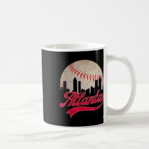 Mug Hommes vintage Atlanta Baseball Cityscape Lover