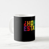 Mug Homo Estas espagnol mexicain drôle Gay pride LGBTQ (Devant gauche)