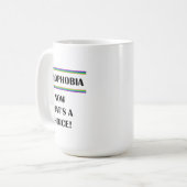 Mug Homophobie...C'est un choix ! (Devant gauche)