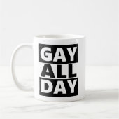 Mug Homosexuel toute la journée (Gauche)