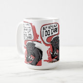 Mug Honey Badger s'en soucie (Devant gauche)