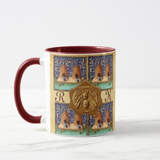 MUG HONEY BEE BEEKEEPER BEEKEEPER APIARISTE SCEAU DE C (Gauche)