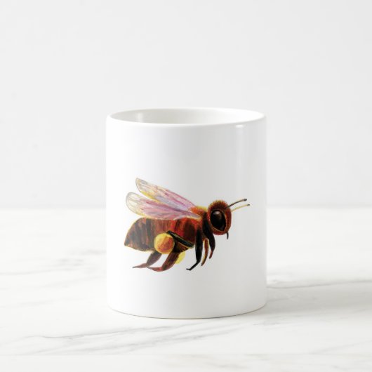 Mug Honey Bee Flying (Centre)