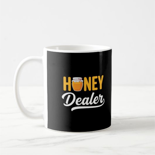 Mug Honey Dealer Beekeeper Honeycomb Beekeeping Queen (Gauche)