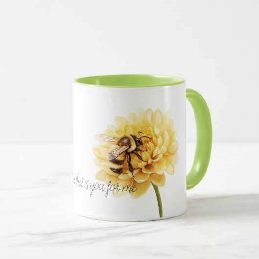 Mug Honey, I love you Honey Jar (Devant droit)