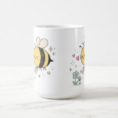 Mug  Honeybee Watering Wildflowers Pollinator Garden  (Centre)