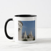 Mug Hongrie, ville capitale Budapest. Buda, Château (Gauche)
