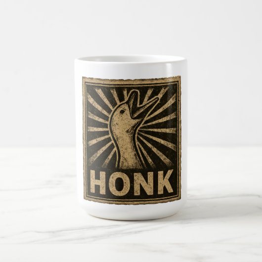Mug Honk Goose Funny Duck Chicken Mème (Centre)