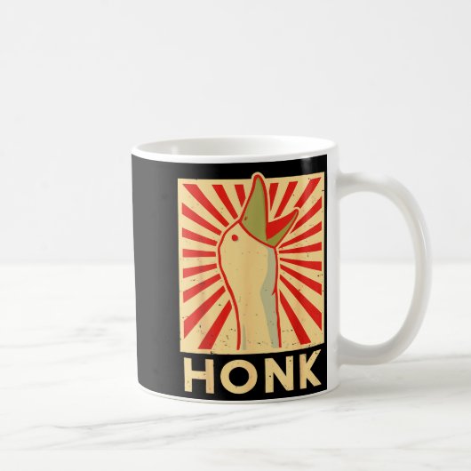 Mug Honk Goose - Funny Duck Chicken Meme Idea (Droite)