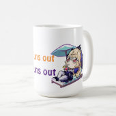 Mug honkai star rail. Il s'enfuit, petits pains dehors (Devant droit)