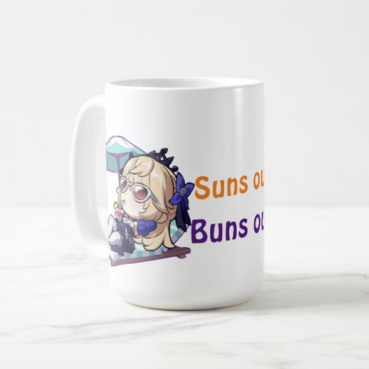 Mug honkai star rail. Il s'enfuit, petits pains dehors (Devant gauche)