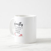 Mug Honnêtement, je ne fais que le demander drôle Mama (Devant gauche)