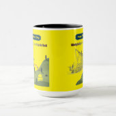 Mug Honneur à Christophe Colomb jaune (Centre)