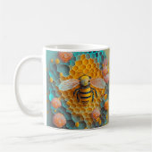 Mug Honneur d'abeille à l'apparence 3D (Gauche)