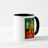 Mug Honolulu Handle de chambre LabelHonolulu, HI (Devant droit)
