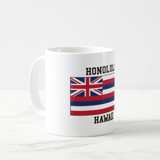 Mug Honolulu Hawaï (Devant gauche)
