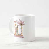 Mug Honolulu Hawaï Rétro Surf Plage Tropicale (Devant gauche)