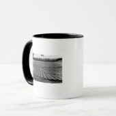 Mug Honolulu, Hawaii - Vue des champs d'ananas (Devant gauche)