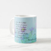 Mug Honor the Lord, Proverbes 3:9,10 (Devant gauche)