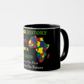 Mug Honorer le passé Inspirant Futur Mois de l'histoir (Devant droit)