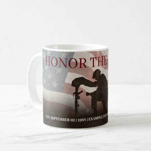 Mug Honorez les morts (Devant gauche)