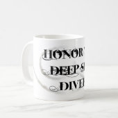 Mug Honorez Thy plongeur de mer profonde (Devant gauche)