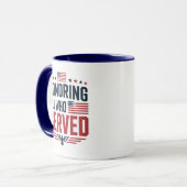 Mug Honoring All Who Served | Veterans Day Thank You (Devant gauche)