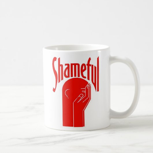 Mug Honte grande chemise graphique (Droite)