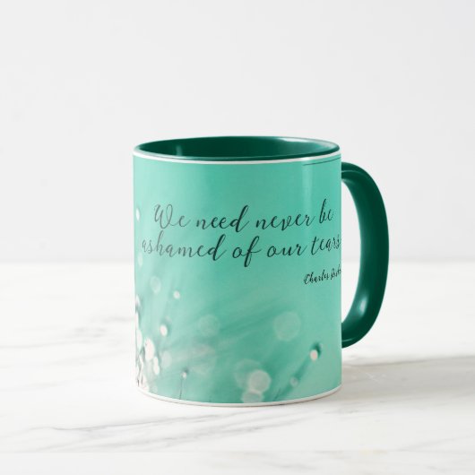 Mug Honteux de nos larmes par Charles Dickens (Devant droit)