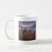 Mug Hooded Cranes in Winter (Gauche)