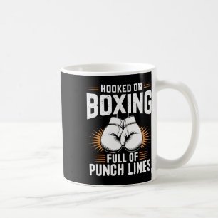 Mug Hooké Sur Boxe Plein De Lignes De Punch Sports Box