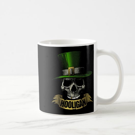 Mug Hooligan Skull Funny Iri-shirt (Droite)