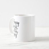 Mug Hooping Parce Que Adulte Est Dur Basketball (Devant gauche)