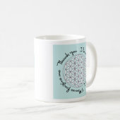 Mug Ho'oponopono & Fleur de la vie (Devant droit)