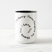 Mug Ho'oponopono méditation, gratitude, (Centre)