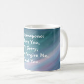 Mug Ho'oponopono tasse-bleu (Devant droit)