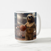 Mug Hoops and Hangs : Le Slam Dunking Sloth, (Devant droit)