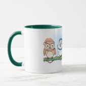 Mug Hoot est-ce que c'est bizarre ? Chouettes de Noël  (Gauche)
