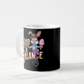 Mug Hop & Balance - Unicycle Bunny Circus Act (Devant gauche)