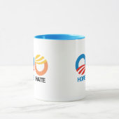 Mug HOPE (Obama) contre HATE (Trump) (Centre)