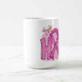 Mug HOPE Pink Ribbon Butterfly Fighter Cancer du sein (Centre)