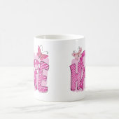 Mug HOPE Pink Ribbon Butterfly Warrier Cancer du sein (Centre)