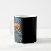 Mug Hope Wins Romans 15_13 Sunrise Ocean Christian (Devant gauche)