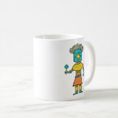 Mug Hopi Doll Blue Star Kachina (Devant droit)
