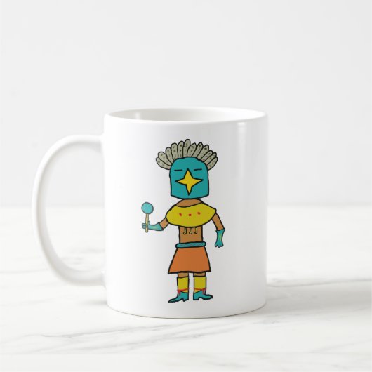 Mug Hopi Doll Blue Star Kachina (Gauche)